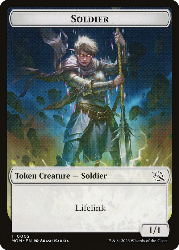 Soldado // Ficha de doble cara de Kraken [Fichas de Marcha de las Máquinas] 