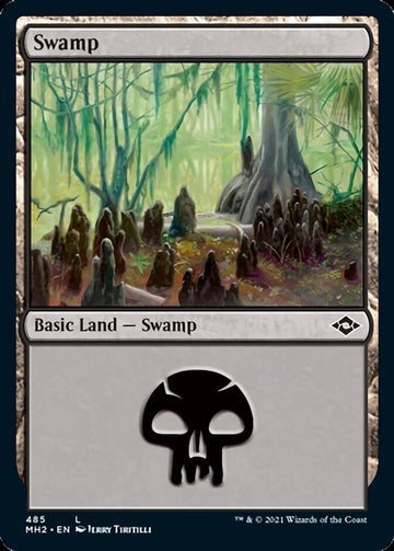 Swamp (485) (Foil Etched) [Modern Horizons 2] - 0