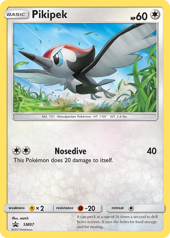 Pikipek (SM07) [Sol y Luna: promociones de Black Star] 