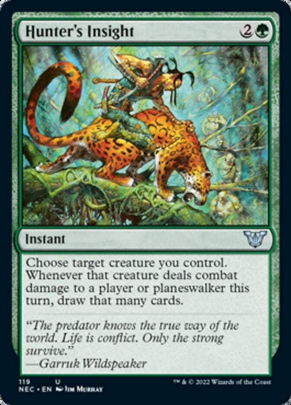 La visión del cazador [Kamigawa: Neon Dynasty Commander] 