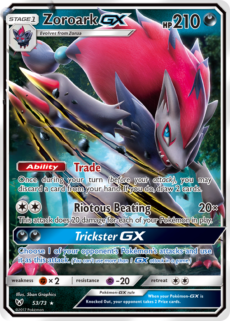 Zoroark GX (53/73) [Sol y Luna: Leyendas brillantes] 