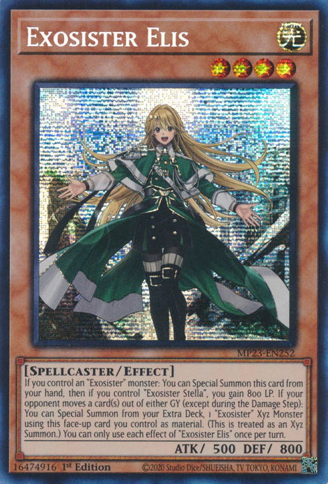 Exosister Elis [MP23-EN252] Prismático Secreto Raro 