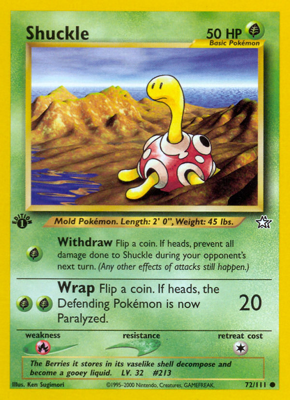 Shuckle (72/111) [Neo Genesis 1.ª edición] 