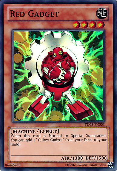 Gadget rojo [TU08-EN003] Súper raro 