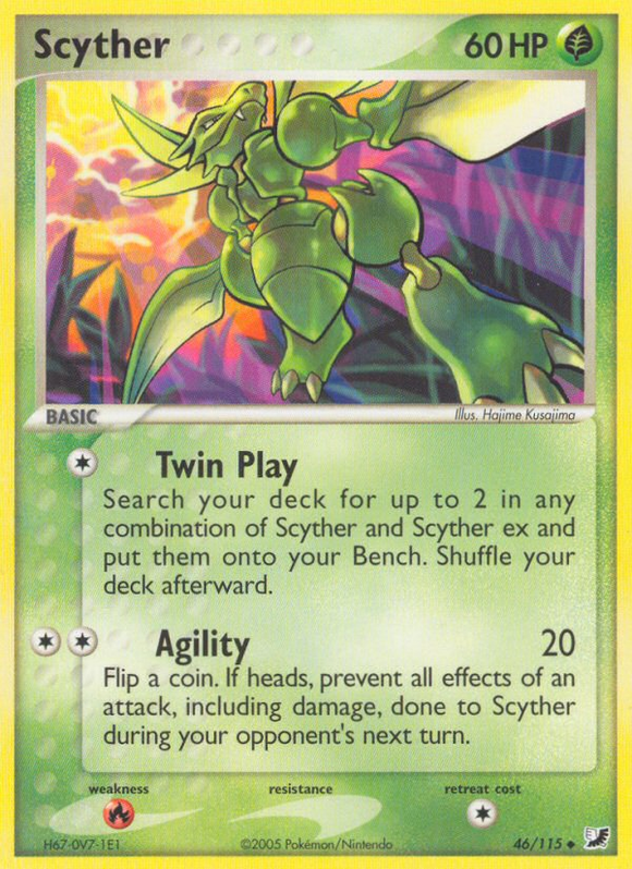 Scyther (46/115) [EX: Fuerzas invisibles] 