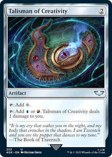 Talismán de creatividad (Surge Foil) [Warhammer 40,000] 