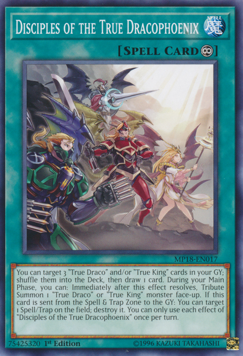 Discípulos del Verdadero Dracophoenix [MP18-EN017] Común 