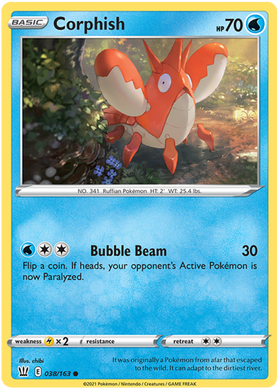 Corphish (038/163) [Espada y escudo: estilos de batalla] 
