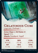 Tarjeta de arte con forma de cubo gelatinoso [Serie de arte de Dungeons &amp; Dragons: Adventures in the Forgotten Realms] -2