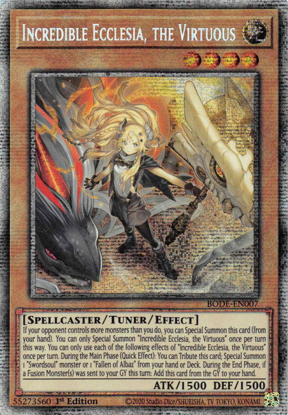 Increíble Ecclesia, la Virtuosa [BODE-EN007] Starlight Rare 