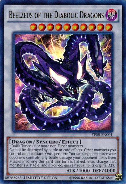 Beelzeus de los Dragones Diabólicos [YF08-EN001] Ultra Raro 