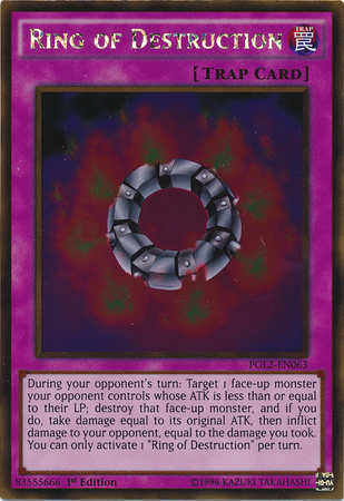 Anillo de la destrucción [PGL2-EN063] Oro Raro 