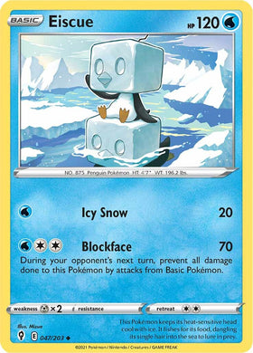 Eiscue (047/203) [Espada y escudo: cielos en evolución] 