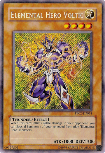 Héroe elemental Voltic [PP02-EN014] Secreto raro 