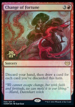Cambio de fortuna [Promociones de prelanzamiento de Innistrad: Crimson Vow] 