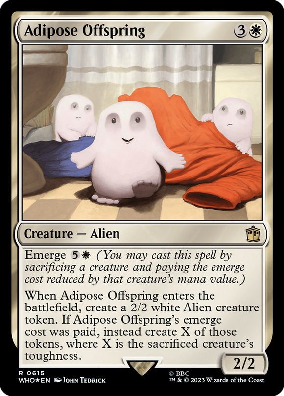 Descendencia adiposa (Surge Foil) [Doctor Who] 