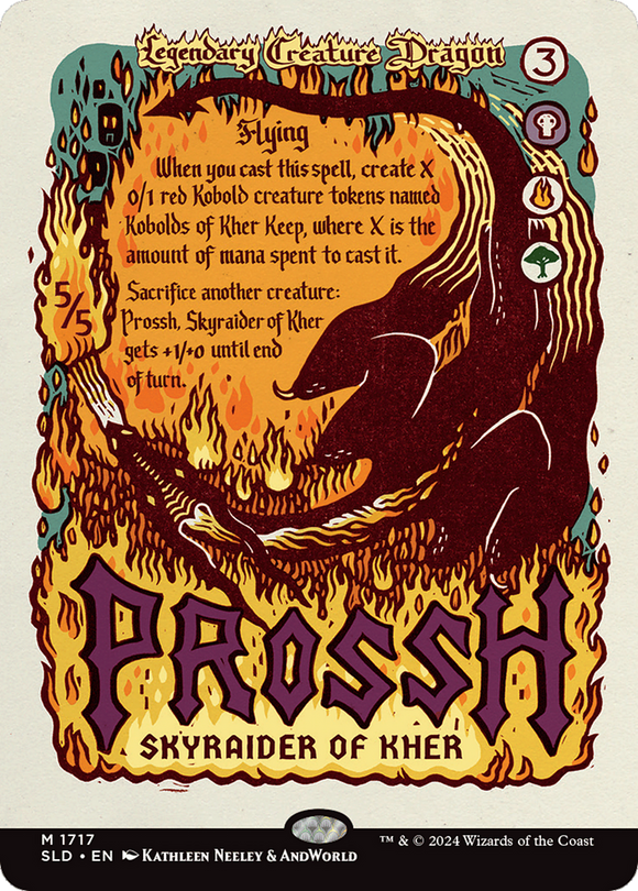 Prossh, Skyraider de Kher (arcoíris) [Serie Secret Lair Drop] 