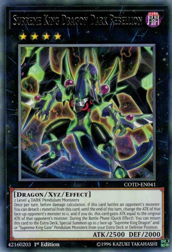 Rey Supremo Dragón Rebelión Oscura [COTD-EN041] Raro 