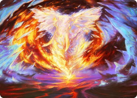 Tarjeta de arte Opus de Magma [Serie de arte de Strixhaven: Escuela de magos] 