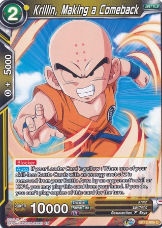 Krillin, regresando (BT12-095) [Rejuvenecimiento violento] 