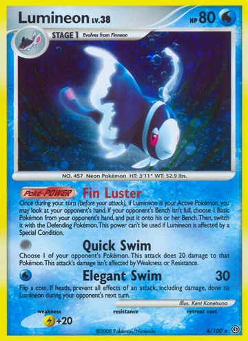 Lumineon (4/100) [Diamante y Perla: Frente de tormenta] 