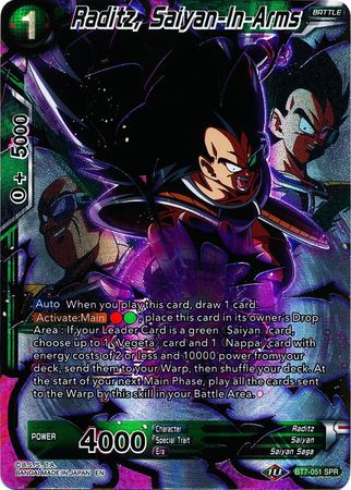 Raditz, Saiyan en armas (SPR) (BT7-051) [El asalto de los Saiyans] 