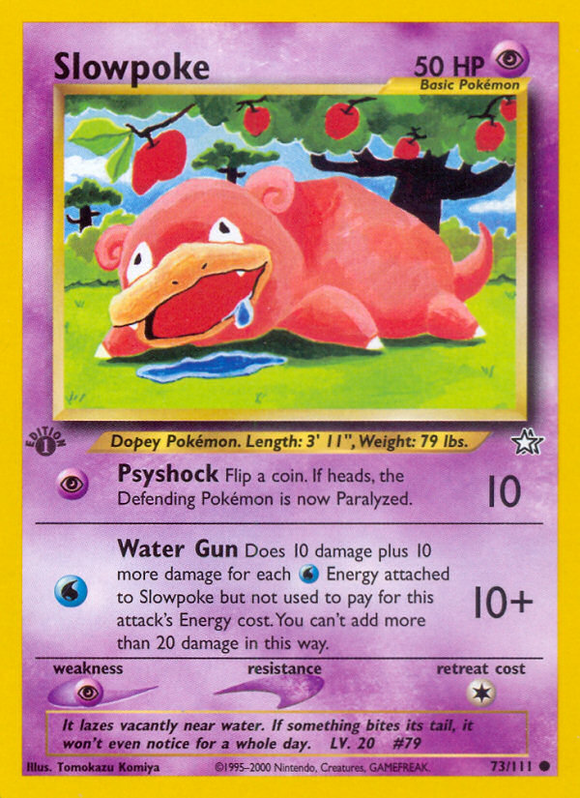 Slowpoke (73/111) [Neo Génesis 1.ª edición] 