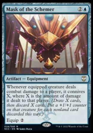 Máscara del intrigante (paquete promocional) [Promociones del comandante de Streets of New Capenna] 