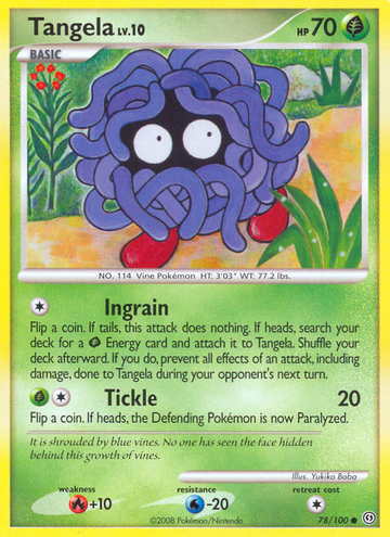 Tangela (78/100) [Diamante y Perla: Frente de Tormenta] 