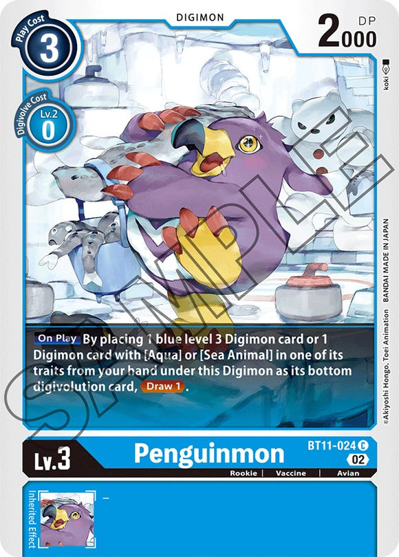 Penguinmon [BT11-024] [Fase dimensional] 