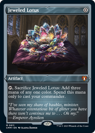 Loto con joyas (grabado en papel de aluminio) [Commander Masters] 
