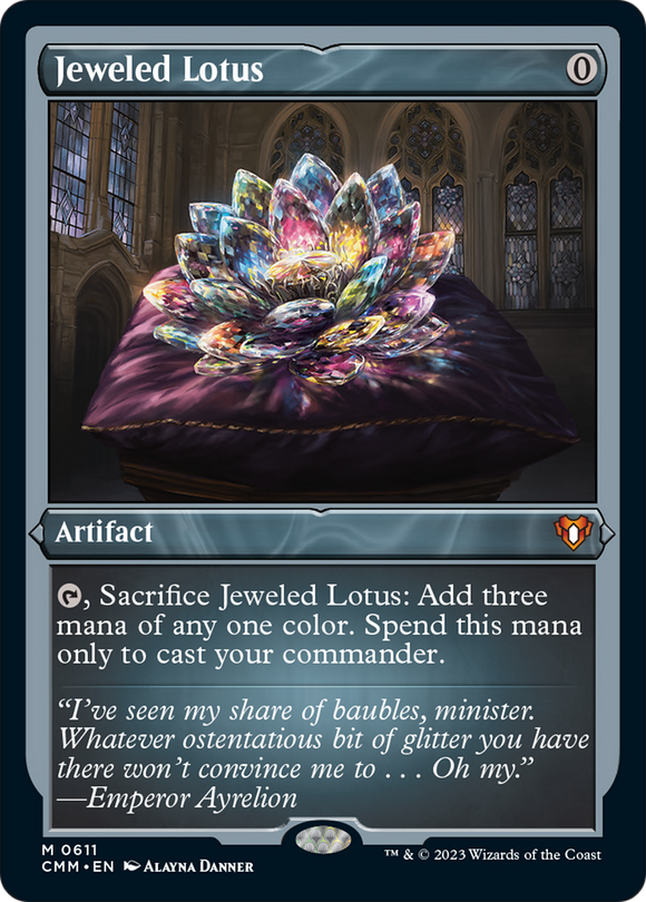 Loto con joyas (grabado en papel de aluminio) [Commander Masters] 
