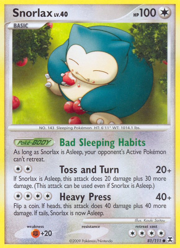 Snorlax (81/111) [Platino: Rivales en ascenso] 