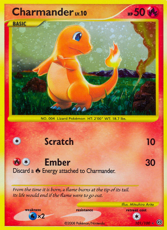 Charmander (101/100) [Diamante y Perla: Frente Tormentoso] 
