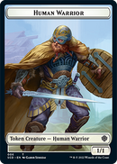 Insect // Human Warrior Double-Sided Token [Starter Commander Decks]-2