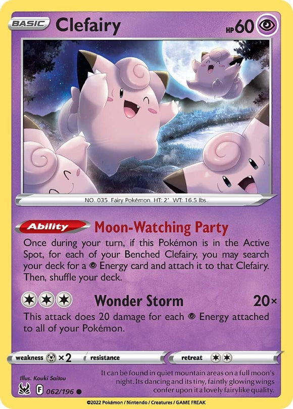 Clefairy (062/196) [Espada y escudo: origen perdido] 