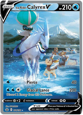 Jinete de hielo Calyrex V (164/198) [Espada y escudo: Reinado escalofriante] 