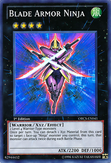 Armadura de espada ninja [ORCS-EN041] Súper rara 