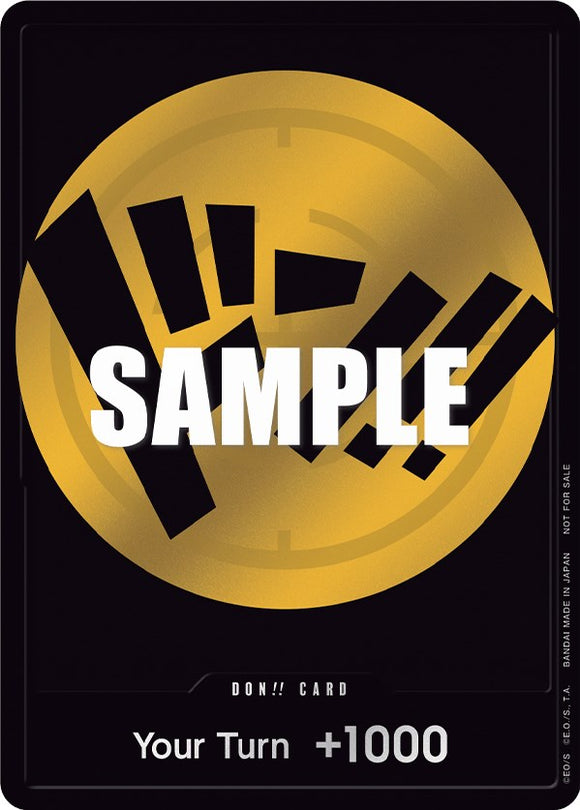 Tarjeta DON!! (Amarillo) [Tarjetas promocionales de One Piece] 