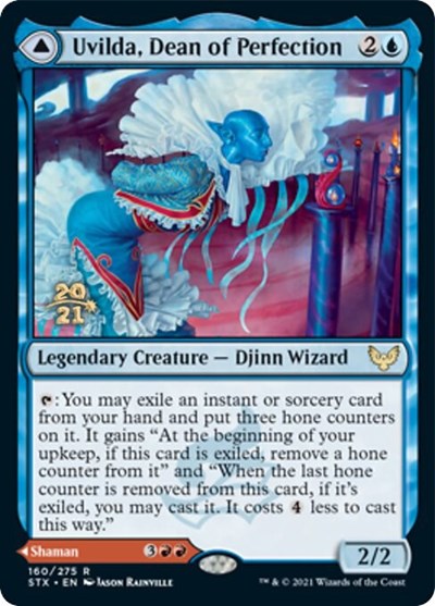 Uvilda, decana de la perfección // Nassari, decana de la expresión [Promociones de prelanzamiento de Strixhaven: School of Mages] 