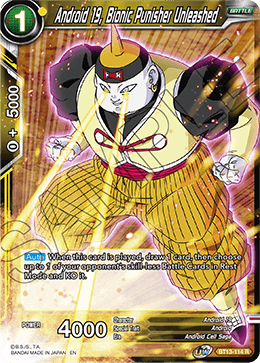 Androide 19, Castigador biónico desatado (Raro) (BT13-114) [Supreme Rivalry] 