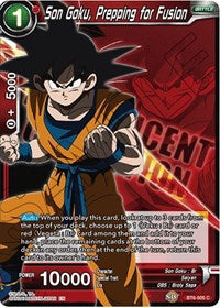 Son Goku, preparándose para la fusión (BT6-005) [Magnífica colección, versión Gogeta] 