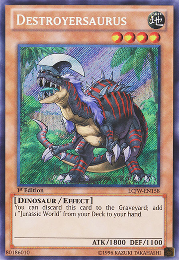 Destructorsaurus [LCJW-EN158] Secreto raro 
