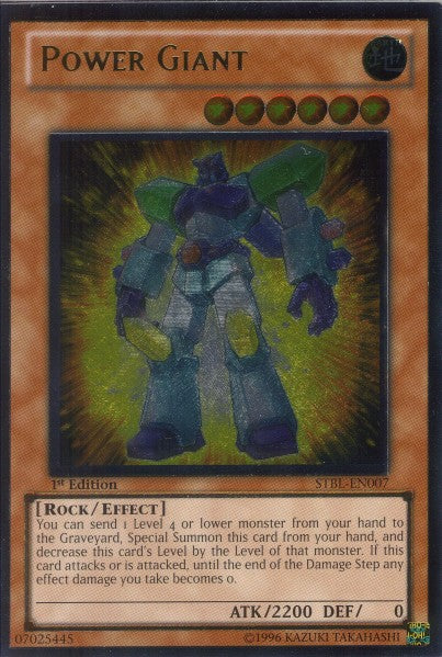 Gigante de poder [STBL-EN007] Ultimate Raro 