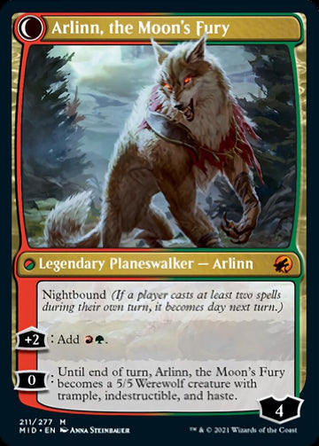 Arlinn, the Pack's Hope // Arlinn, the Moon's Fury [Innistrad: Midnight Hunt] - 0