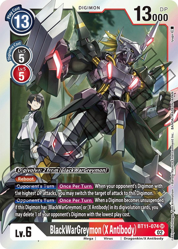 BlackWarGreymon (anticuerpo X) [BT11-074] [Fase dimensional] 