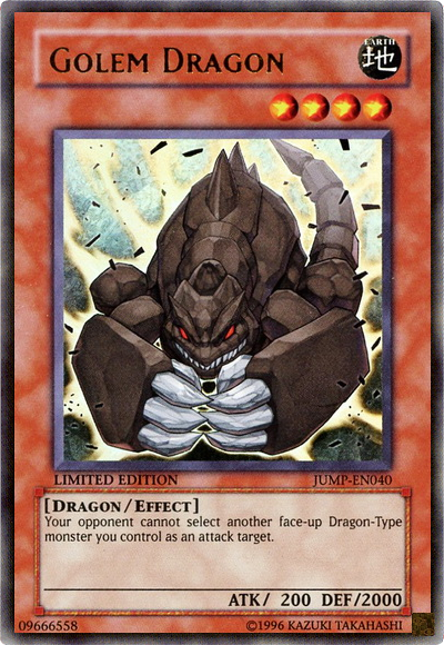 Dragón Golem [JUMP-EN040] Ultra Raro 