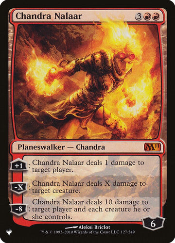 Chandra Nalaar [La lista] 