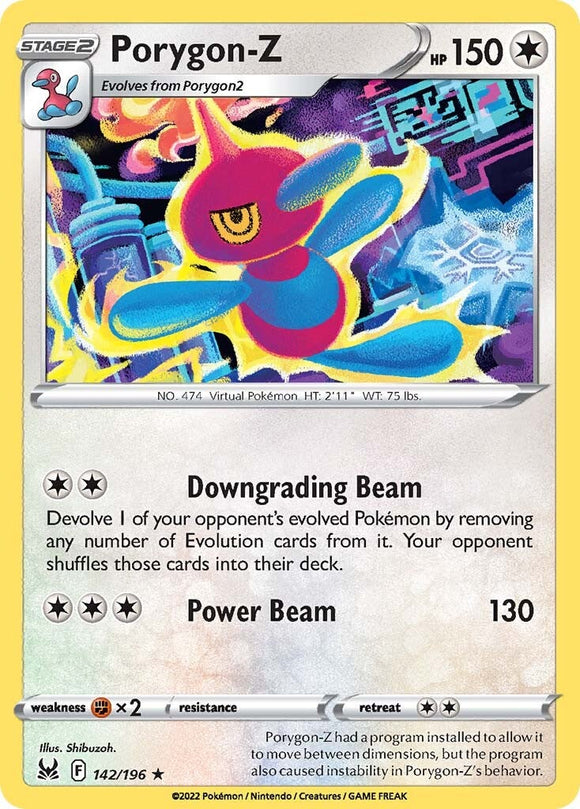Porygon-Z (142/196) [Espada y escudo: origen perdido] 