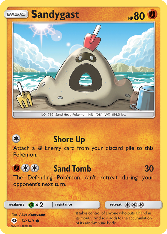 Sandygast (74/149) [Sol y Luna: Conjunto básico] 